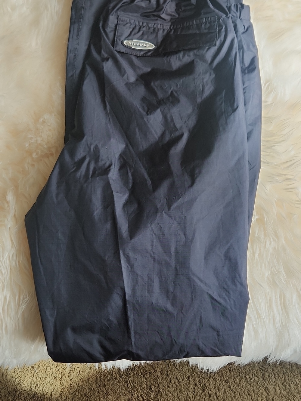 Men's Stearns "DryWear" Black Waterproof Pants Medium - Picture 6 of 10